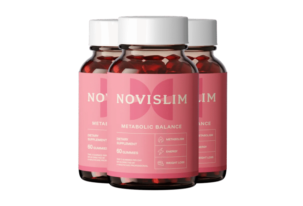 Tre flasker Novislim kapsler – naturligt kosttilskud til vægttab i Danmark med 46 % rabat og over 4.800 positive anmeldelser. Bestil nu på den officielle hjemmeside.